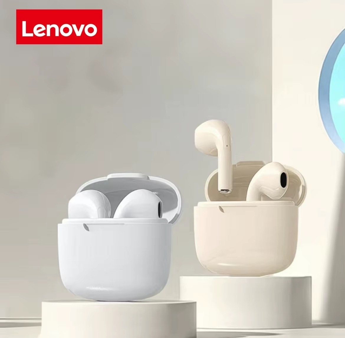 Lenovo Wireless Bluetooth Earbuds In-Ear Earphones Compatible with all devices