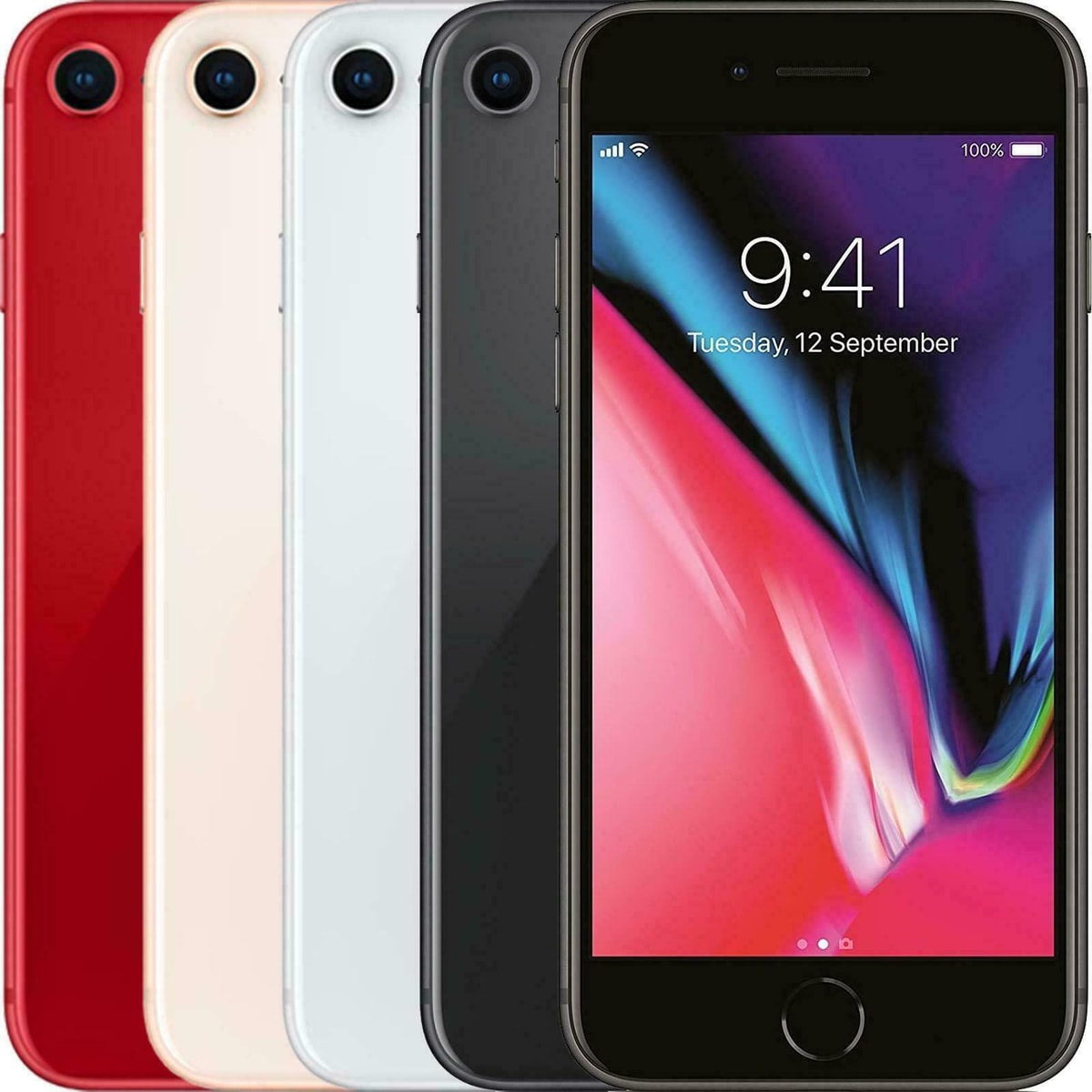 Apple iPhone 8 - 64GB/256GB - Gold/Grey/ Silver Red UNLOCKED - Excellent Grade A