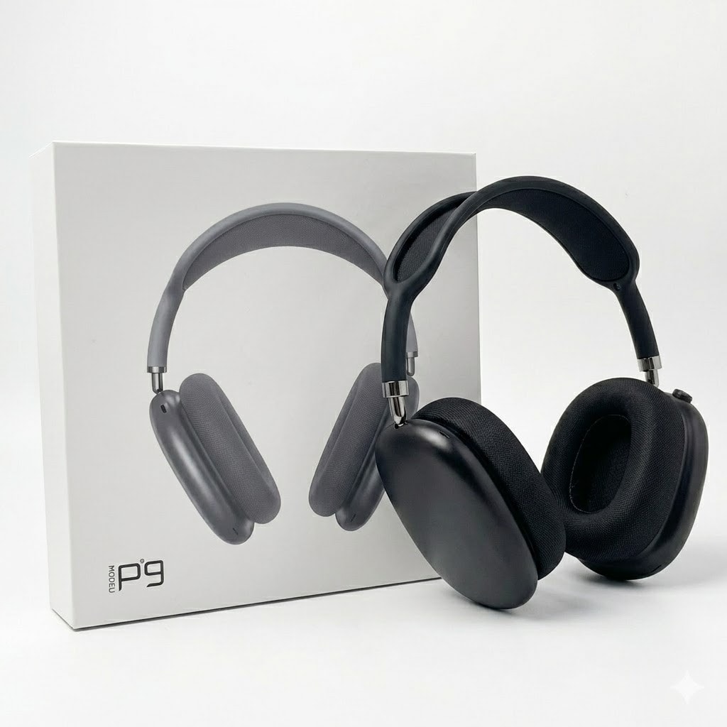 Wireless Bluetooth Headphones 5.3 with Noise Cancelling Over-Ear Memory Card