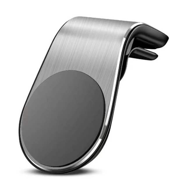 L-Clip Magnetic In Car Phone Holder for Air Vent Mount Stand IPhone Android Samu