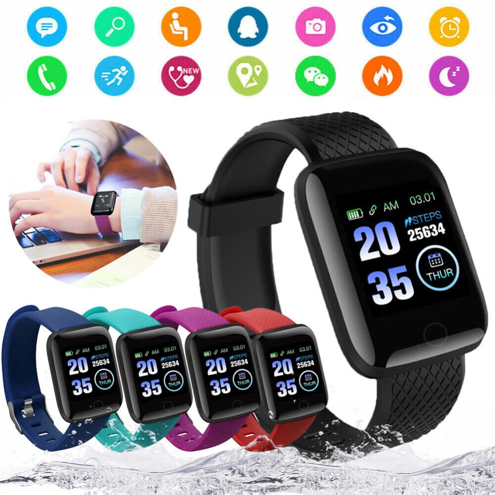 UK Sports Smart Watch Bracelet Heart Rate Blood Pressure Fitness Tracker