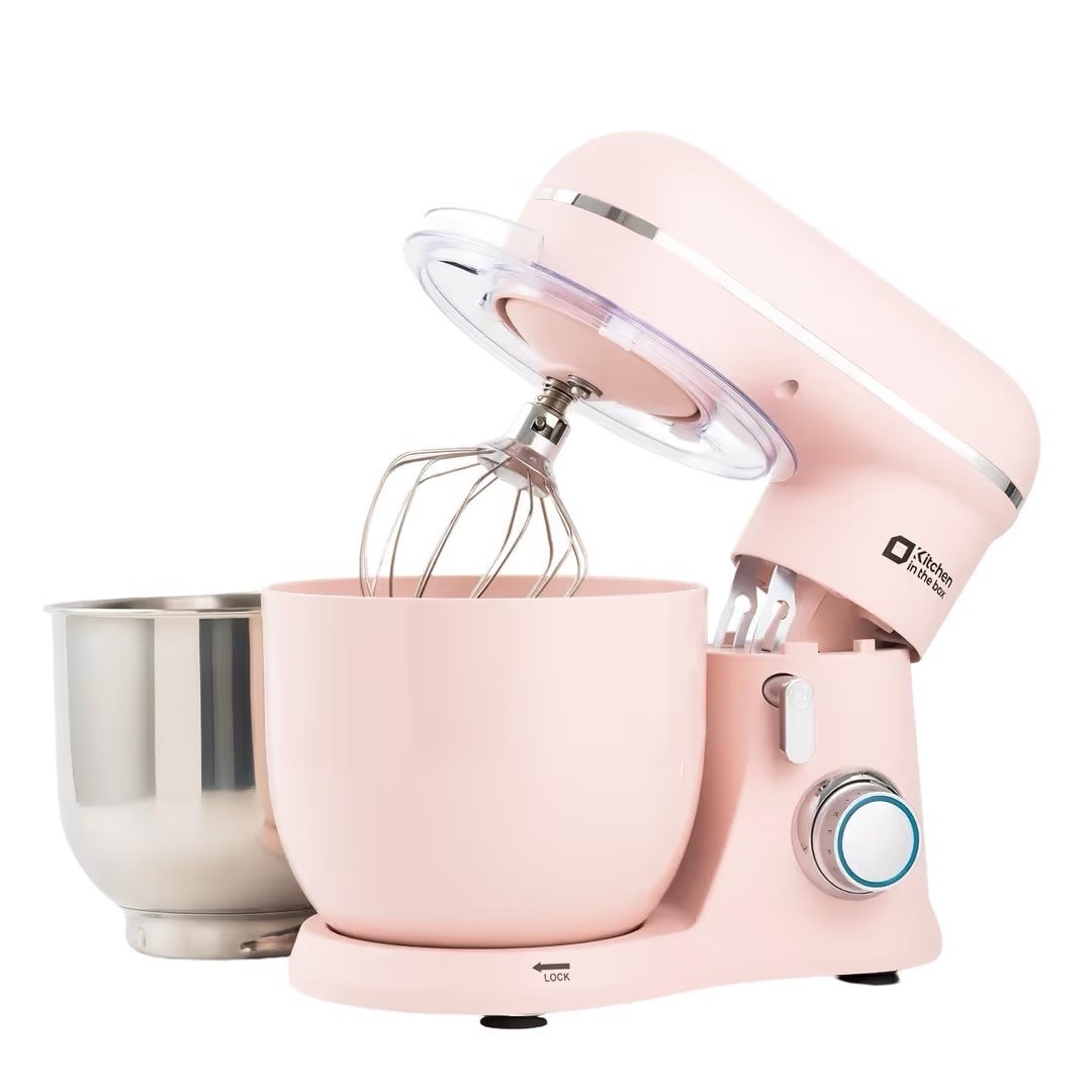 Kitchen in the box Small Stand Mixer, Mini Food Mixer for Baking with Two 3.5L