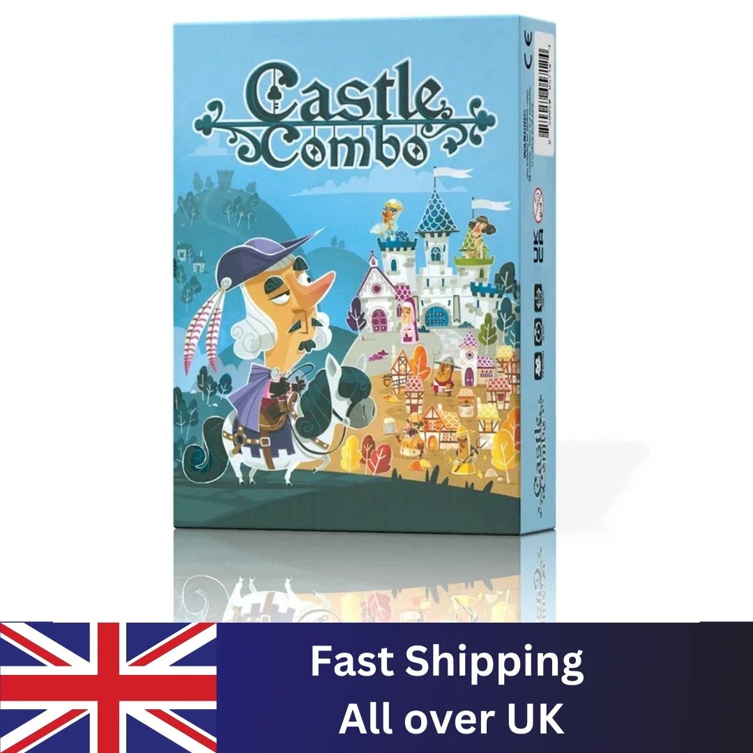 Castle Combo Board Game 2-5 Players English Version Strategy Game for Party UK