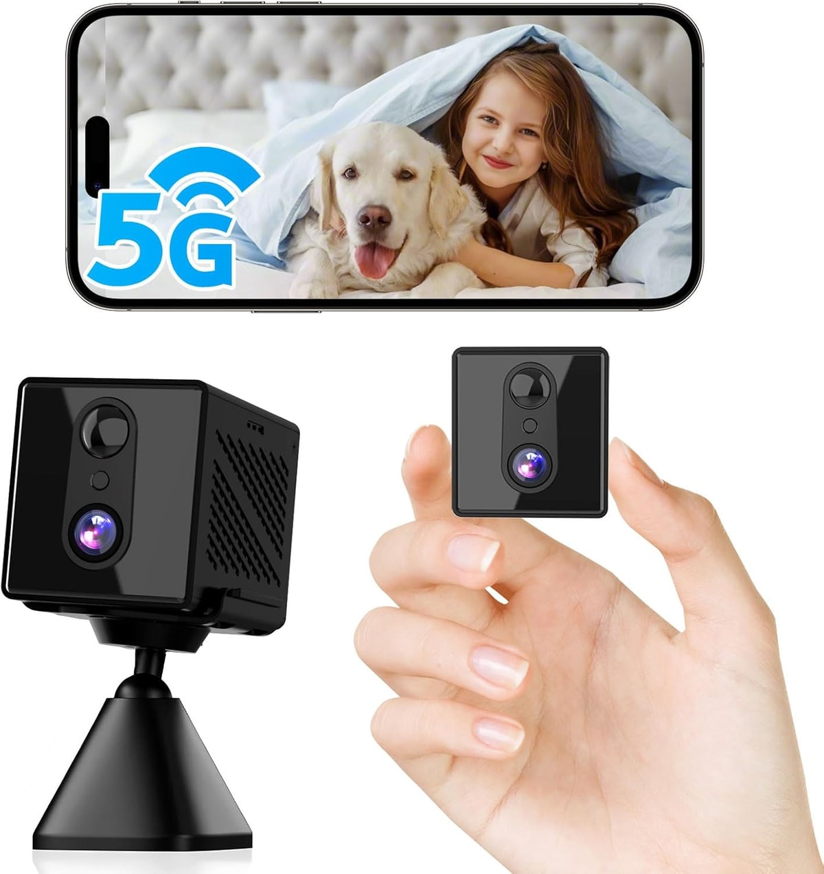 5G Wifi IP Mini Camera 2K Security Camera Surveillance Live Mobile Phone Night Vision