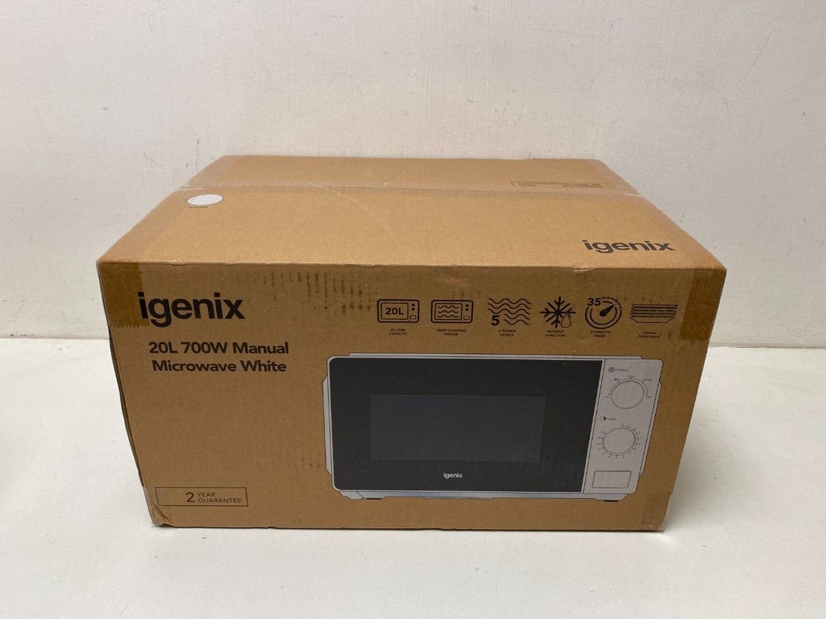 Igenix 20 Litre 700W Manual Microwave Oven