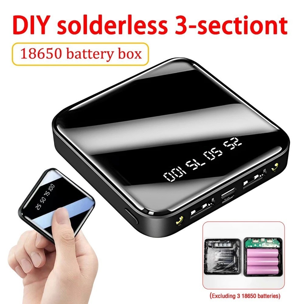 Power Bank Portable Fast Charger Battery Pack USB for Mobile Phone (No Battery)