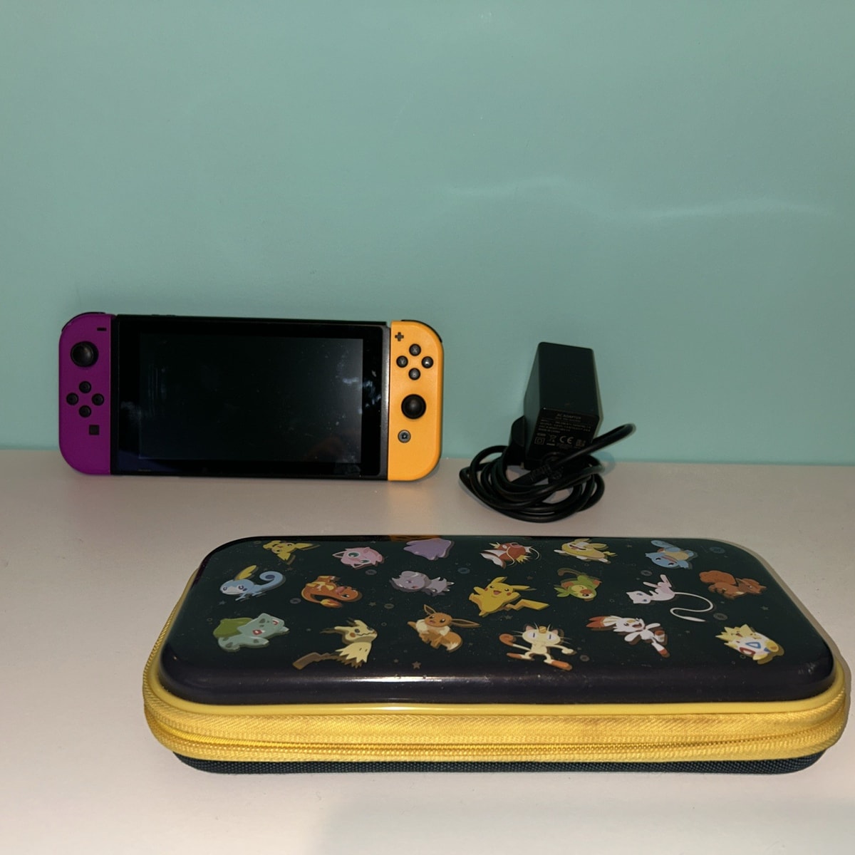Nintendo Switch 32GB Games Console Purple / Orange Joy Cons - Read Description