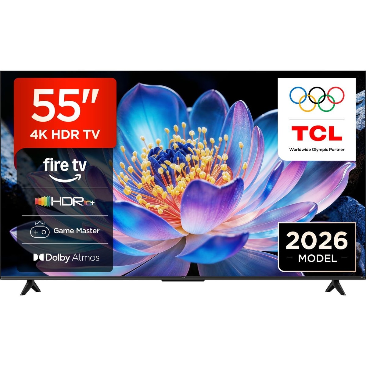 TCL 55V6D-UK 55 Inch LED 4K Ultra HD Smart TV Bluetooth WiFi
