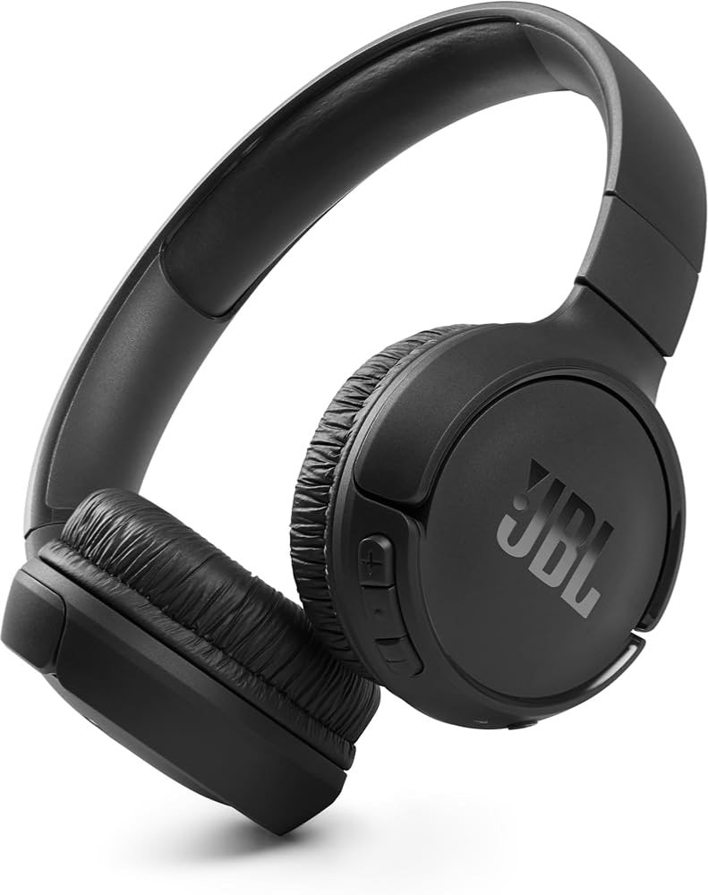 JBL Harman Tune 510BT On Ear Wireless Headphones with Pure Bass Sound Black NEW