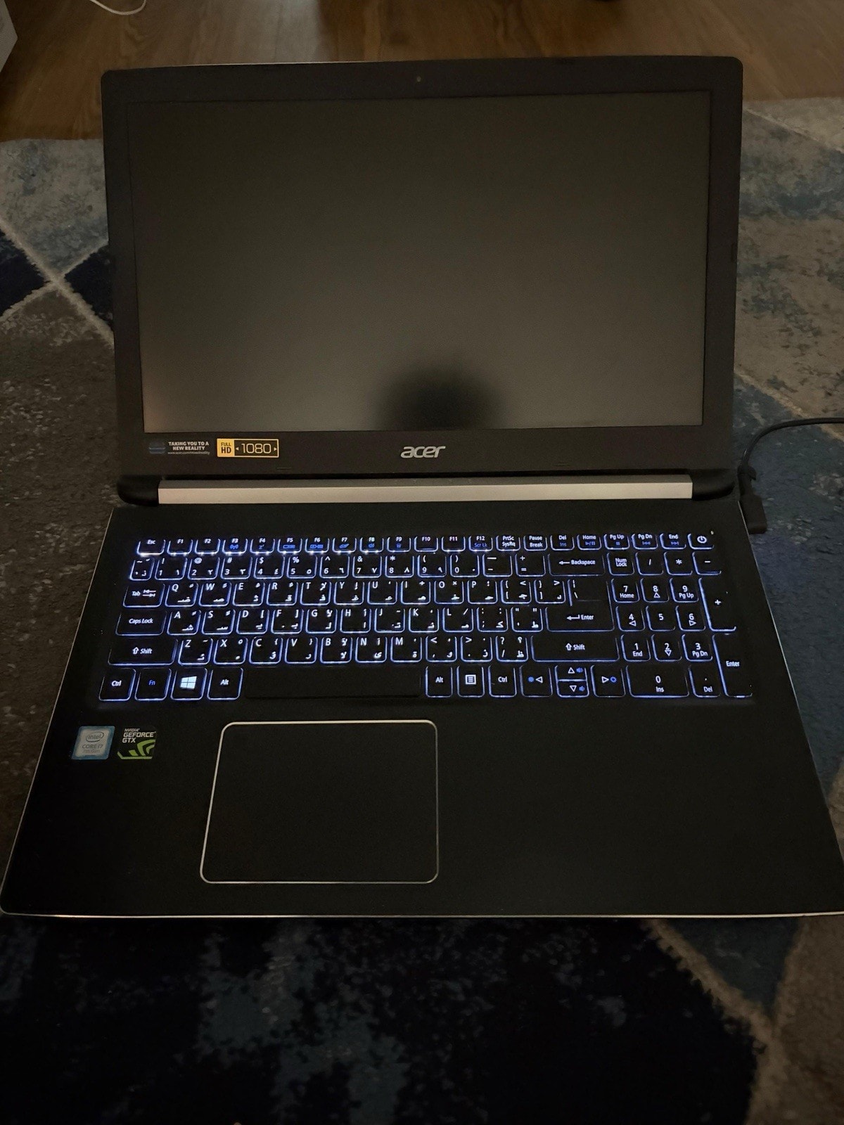 Acer Aspire 7 A715-71G i7 8GB RAM 512GB SSD GTX 1050 Ti Charger Included