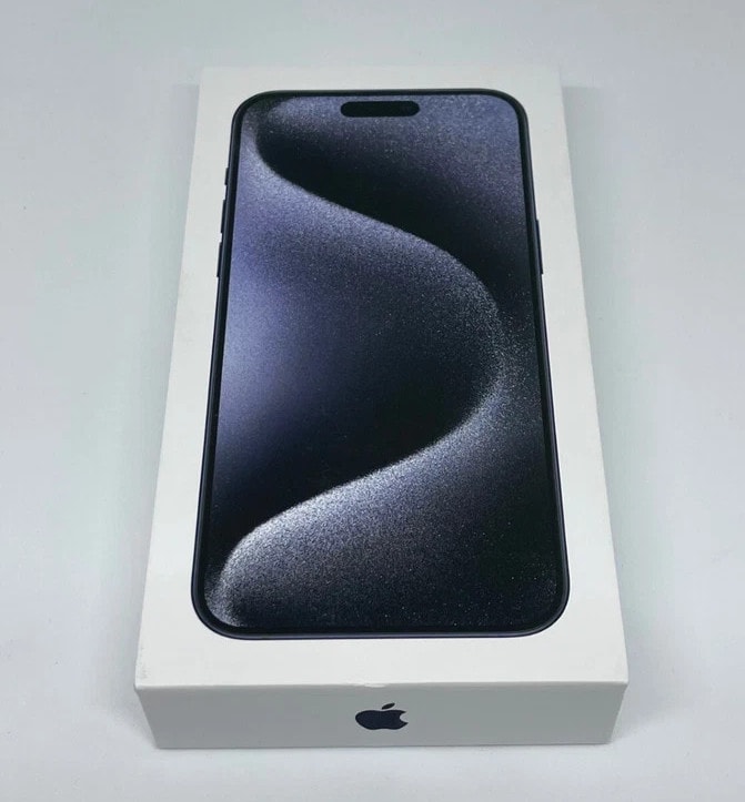 iPhone 15 Pro 256GB Blue Titanium Unlocked 100% Battery Health Brand New