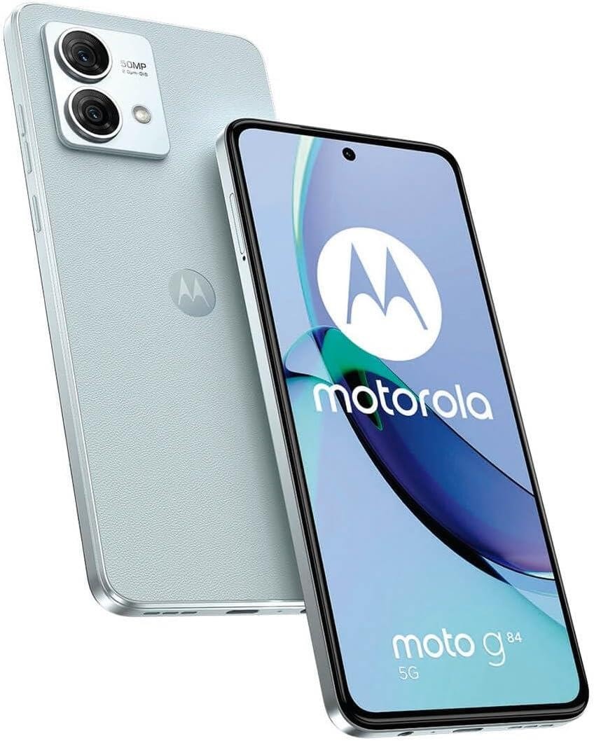 Motorola Moto G84 5G 12GB 256GB - Unlocked Android Smartphone - Marshmallow Blue