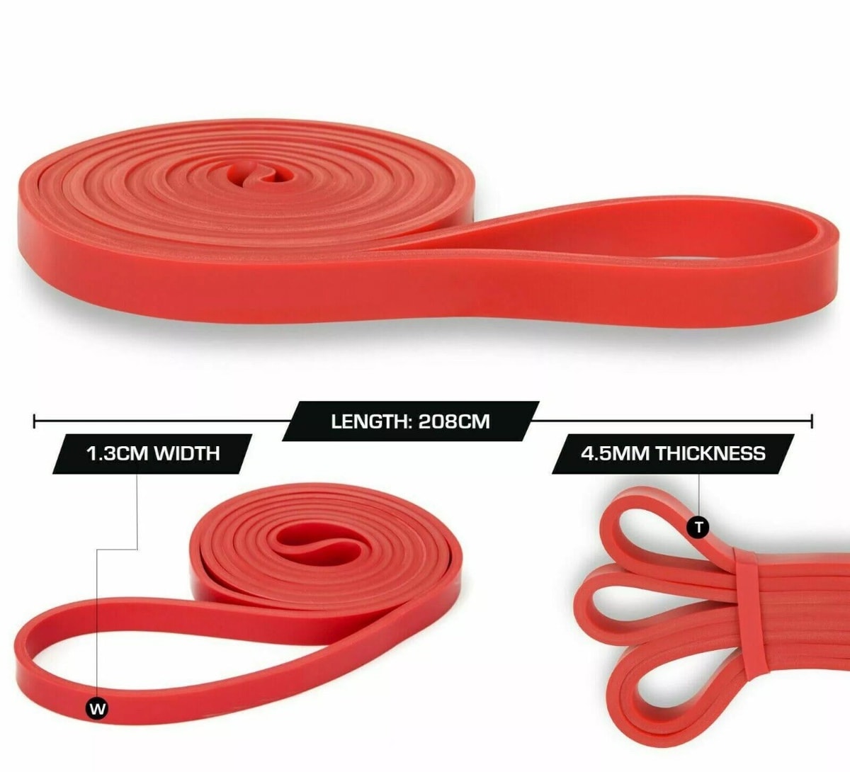 Resistance Bands Heavy Duty Pull Up Assist Bands Home Gym Exercise Training