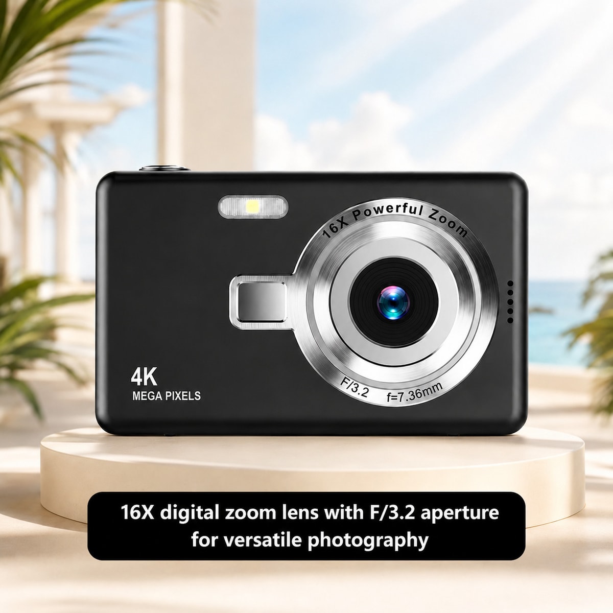 Digital Camera HD 1080P 48MP 2.4" LCD 16X Zoom Auto-Focus Anti-shake Display