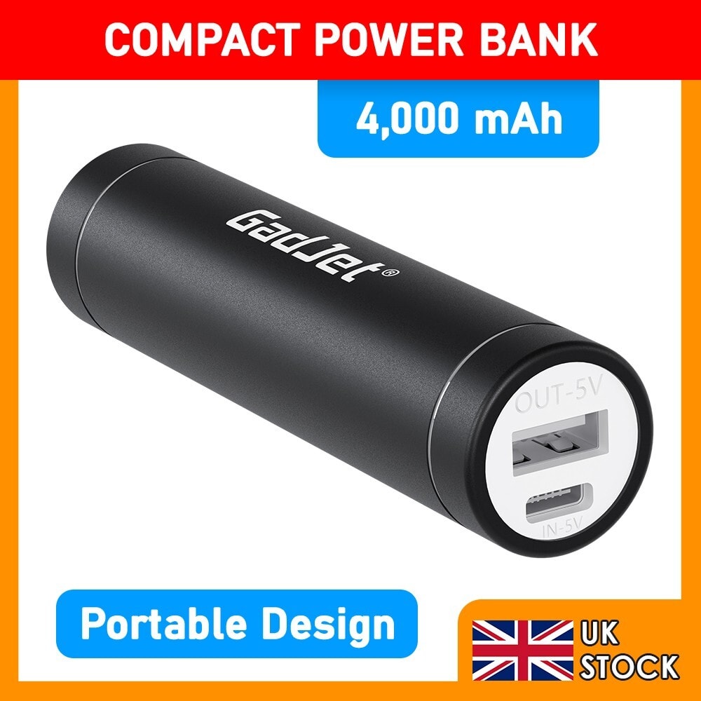 Portable Reliable Battery 4000 mAh Power Bank | 2A USB Charging for All Devices