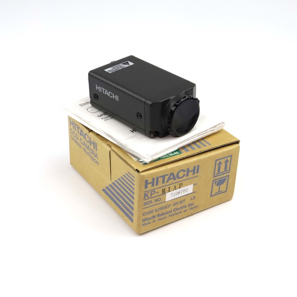 Hitachi B/W CCD Camera KP-M1AP Original Packaging