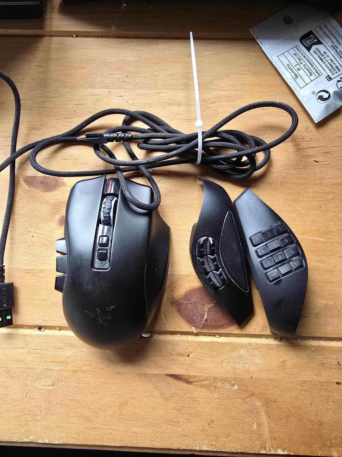 Razer Naga Pro Modular Wireless Gaming Mouse with 2 Swappable Side Plates