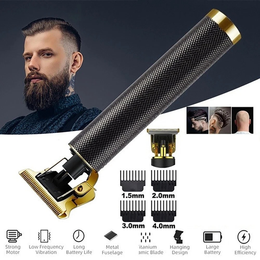Hair Clippers Mens Beard Trimmers Shaver Professional Electric Machine Cordless