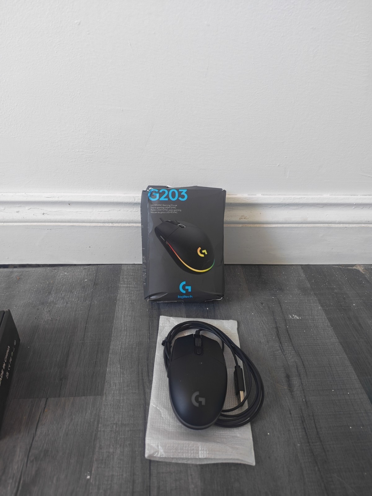 Logitech G203 LightSync Gaming Mouse USB Wired, Customizable RGB, Black