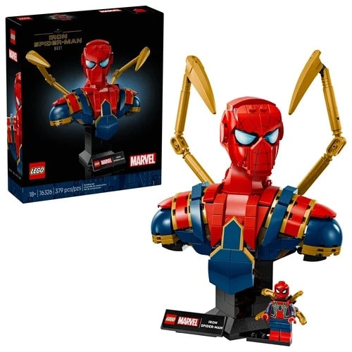 LEGO Marvel Iron Spider-Man Bust (76326) BNIB FREE POSTAGE!! CHEAP!! CHEAP!!!