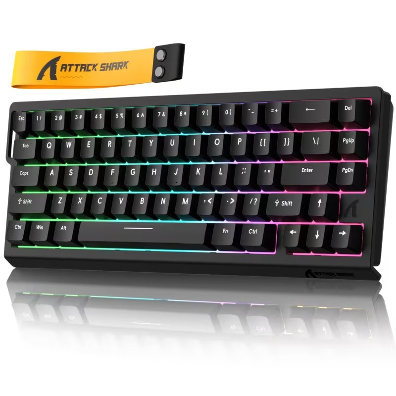 ATTACK SHARK X68HE Rapid Trigger Magnetic Switch Mechanical Gaming Keyboard