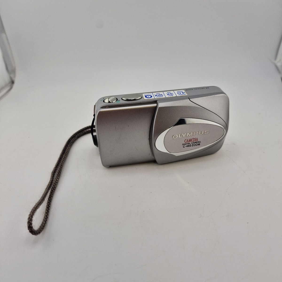Olympus Digital Camera Camedia C-460 Zoom 4.0MP Silver Tested