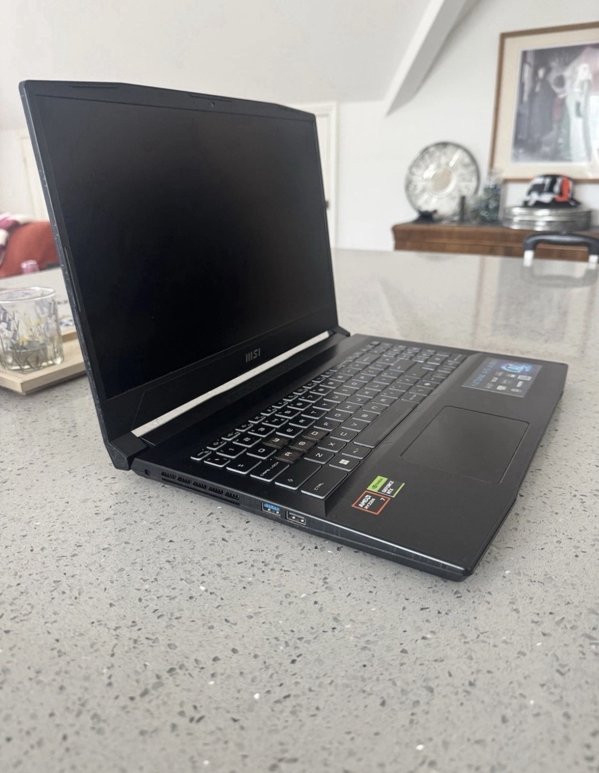 MSI Katana A15 15.6” AI Gaming Laptop - AMD Ryzen 7, RTX 4060, 1TB SSD