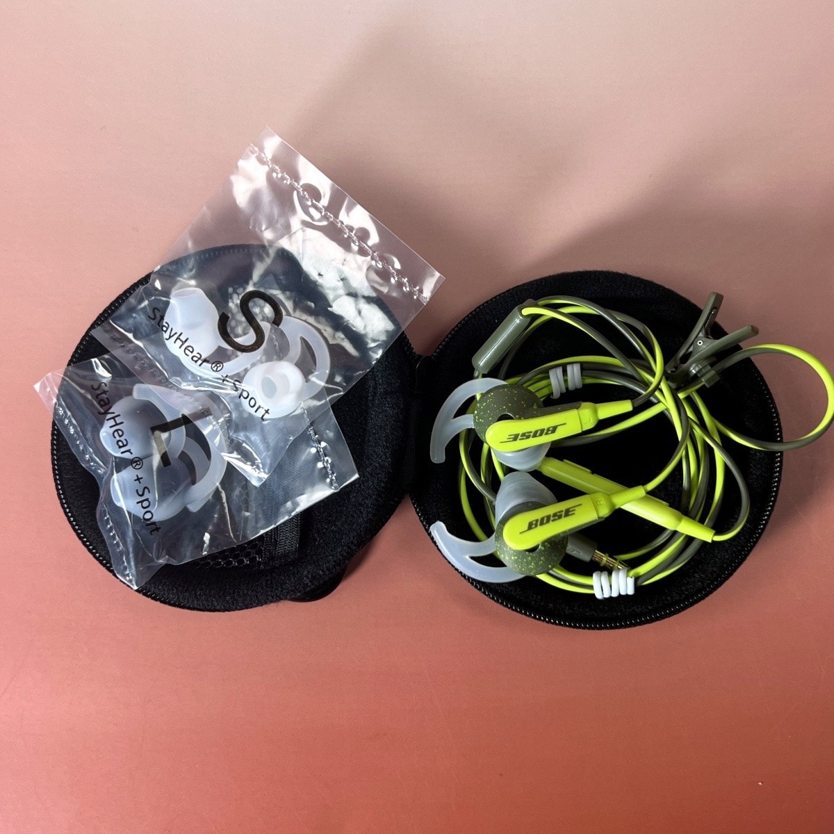 Bose SoundSport Wired In Ear Headphones 3.5mm Jack Earbuds IOS/Android Green