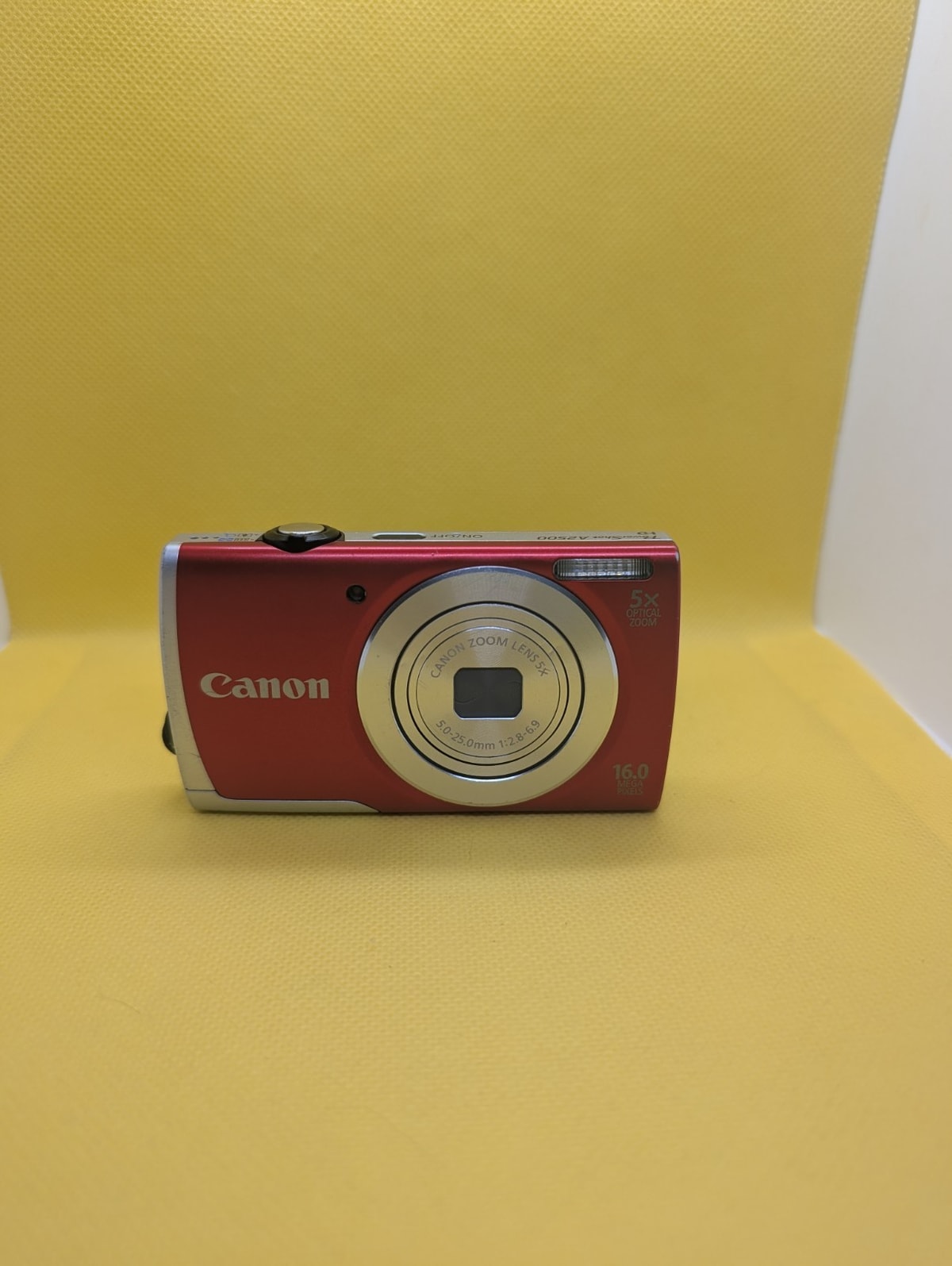 Canon Powershot A2500 Digital Compact Camera Working w/ 5x Optical Zoom