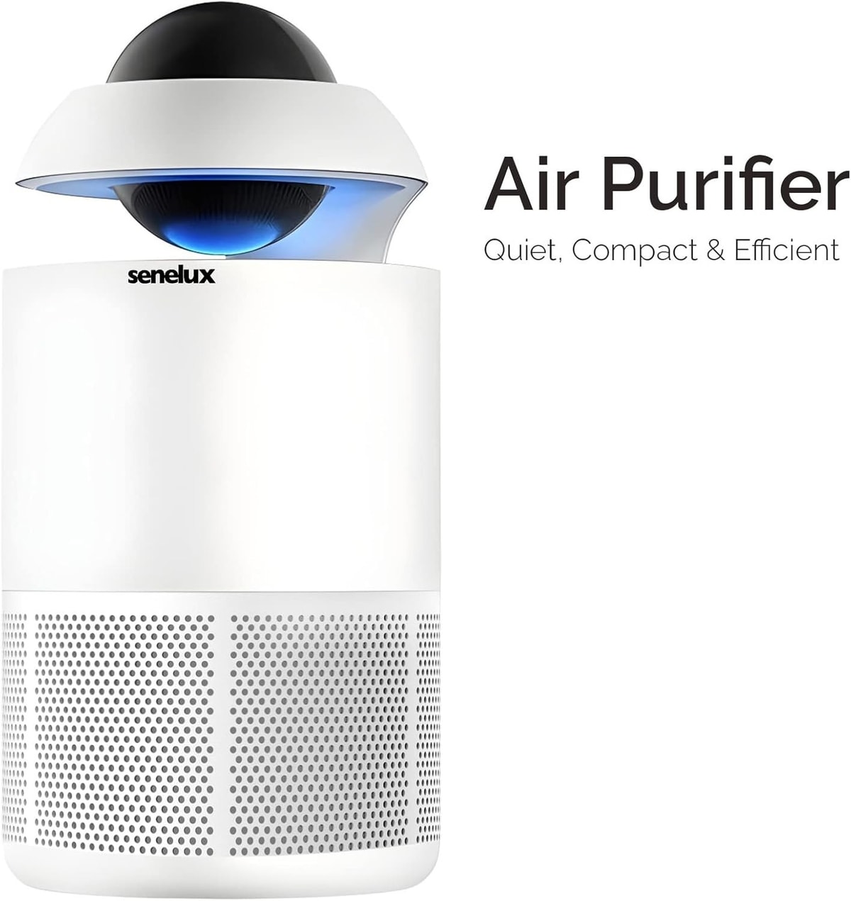 Senelux Jupiter Smart HEPA Air Purifier – LED Glow for Cleaner Air