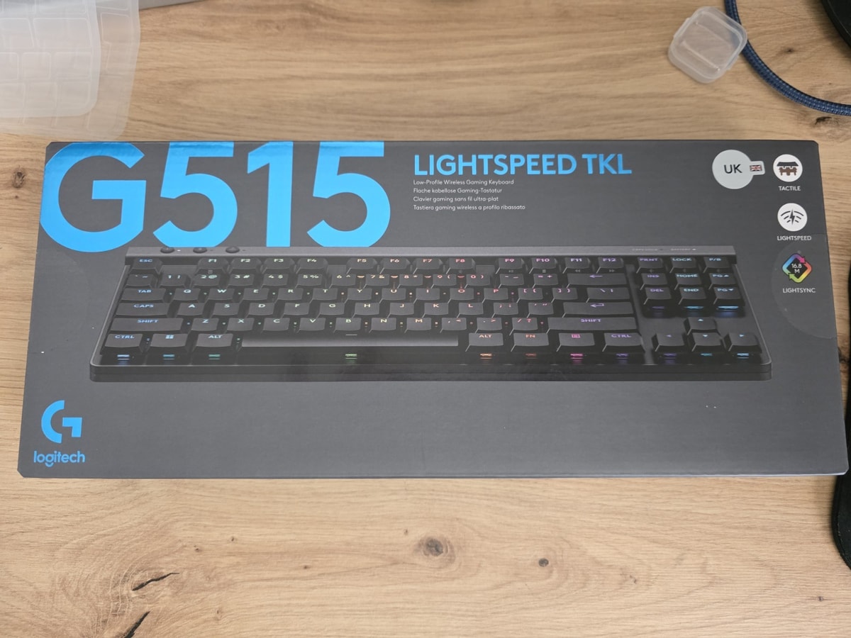Logitech G515 TKL Wireless Mechanical Gaming Keyboard Black