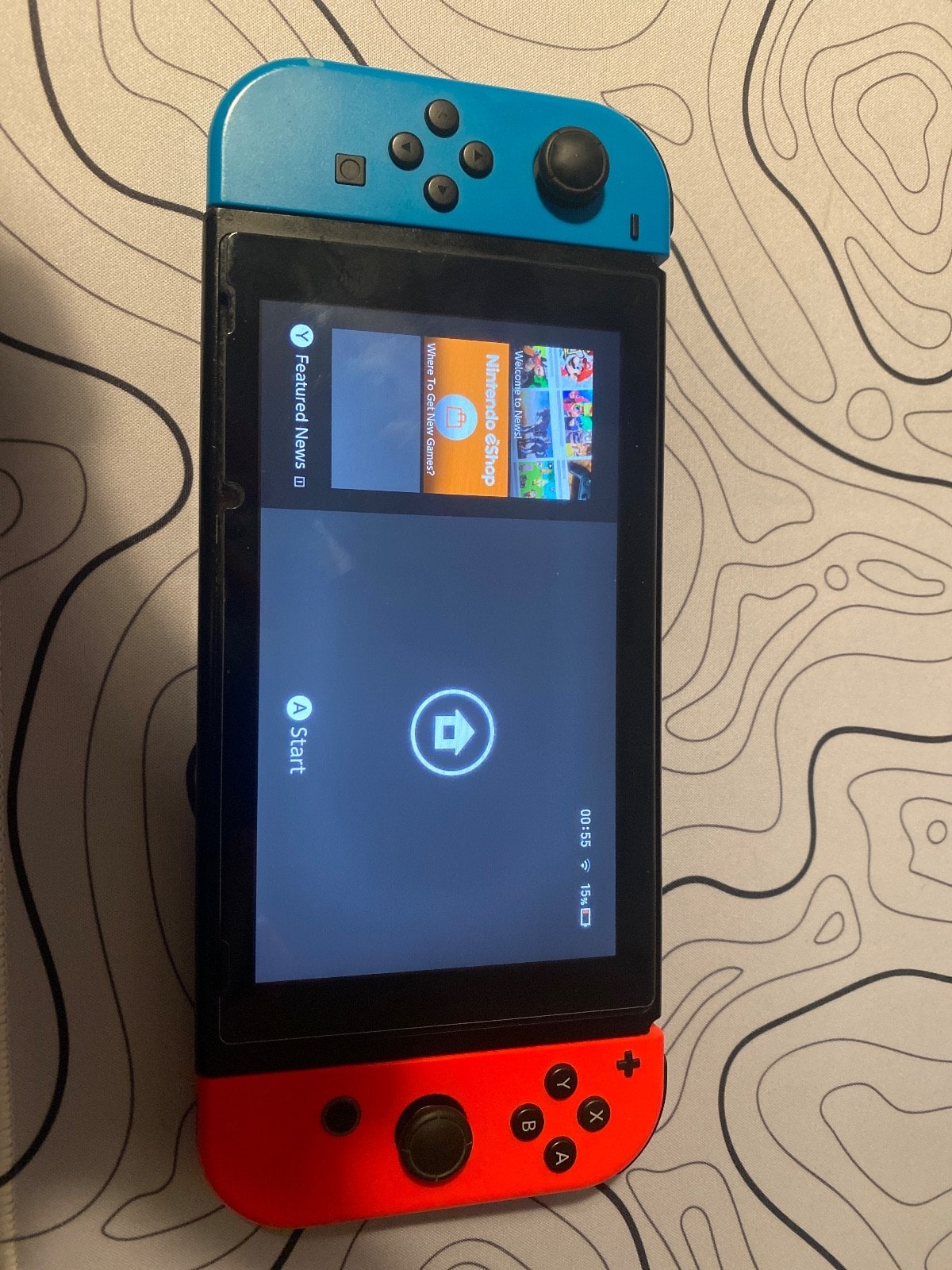 nintendo switch-used, slight storage problem, SIM card stuck but still works.