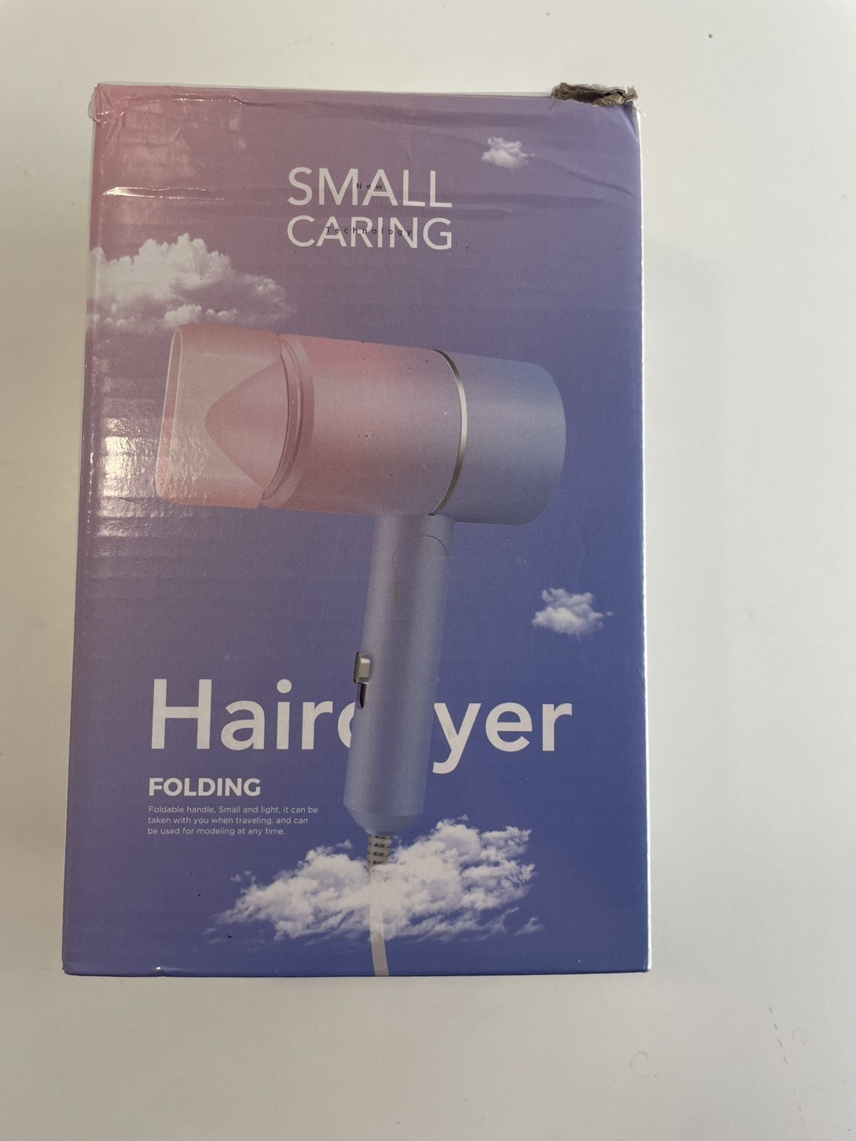Foldable Hair Dryer Small Hot & Cold Low Noise