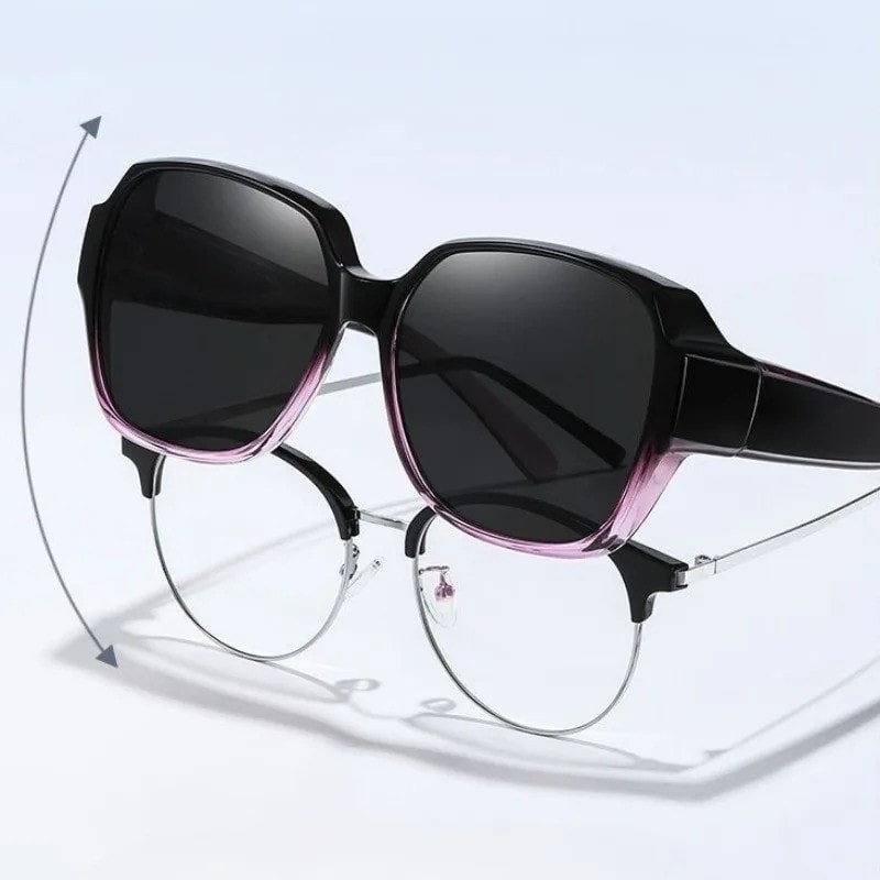 Polarized Fit Over Glasses Sunglasses Fitover Wrap Around Eyewear UV400