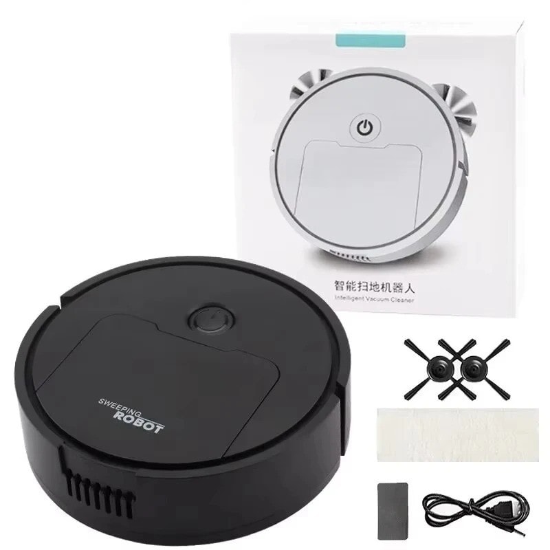 USB Robot Vacuum Cleaner 3in1 Sweeping Mopping Smart Floor Cleaner