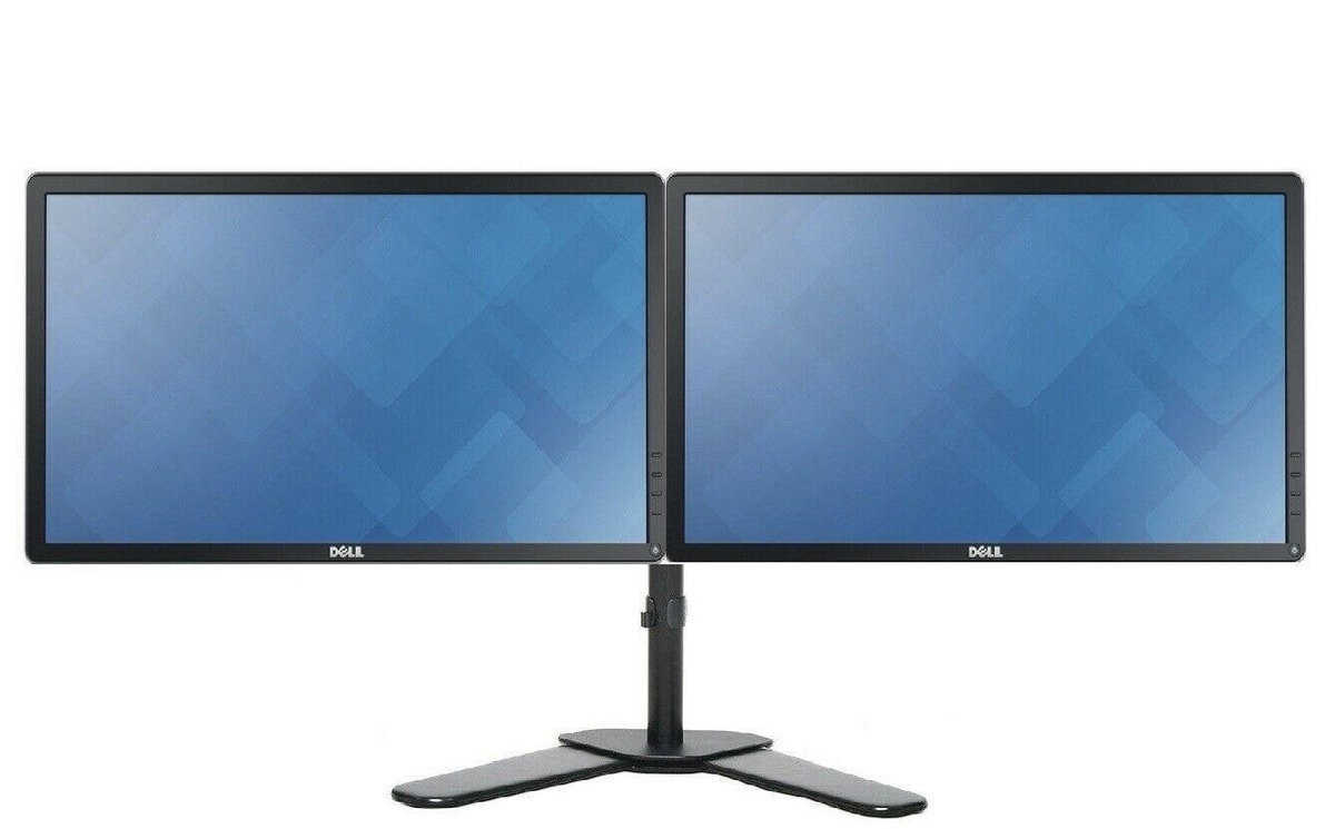 Dual Monitors 48" IPS LED 2 X 24" 1920x1080 HDMI New dual stand - Speakers