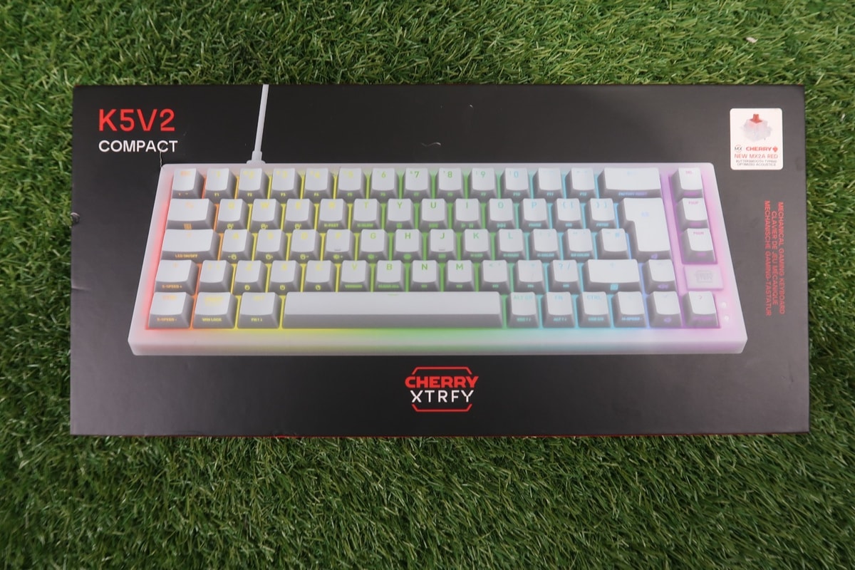 Cherry XTRFY K5V2 Mechanical Gaming Keyboard White Wired Qwerty Layout UK