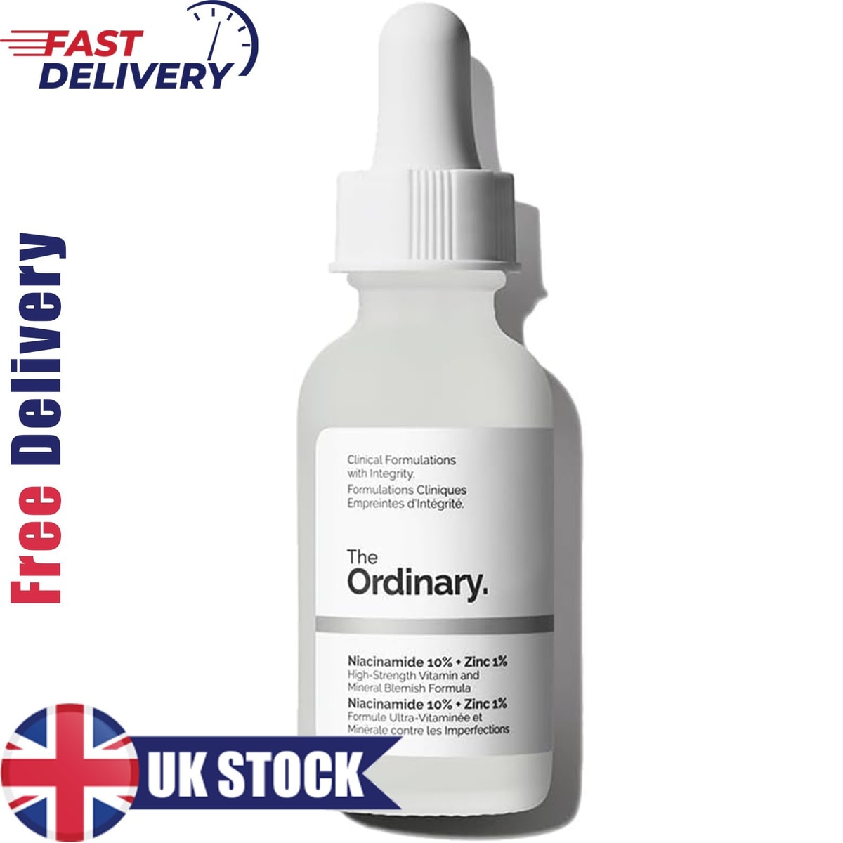 Ordinary Niacinamide 10% + Zinc 1% Serum – Brightening & Smoothing, 30ml