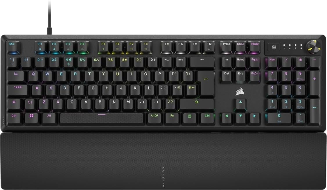 Corsair K70 Core RGB Mechanical Gaming Keyboard MLX Red Linear Switches UK