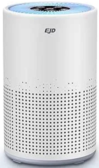 Air Purifier for Bedroom，Quiet H13 HEPA with 12db Sleep Mode，3-stage Filter