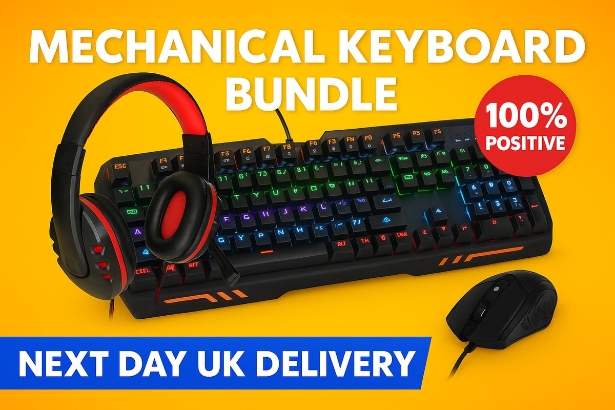 Gaming RGB Mechanical Keyboard Zero Z10 LED Anti Ghost + Mouse | HS1 headset