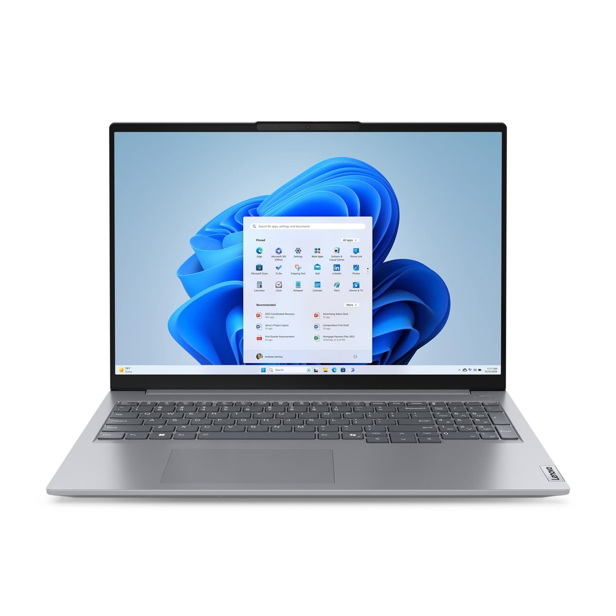 Lenovo ThinkBook 16" G7 Laptop Intel Core Ultra 7 155H 16GB 512GB Windows 11 Pro