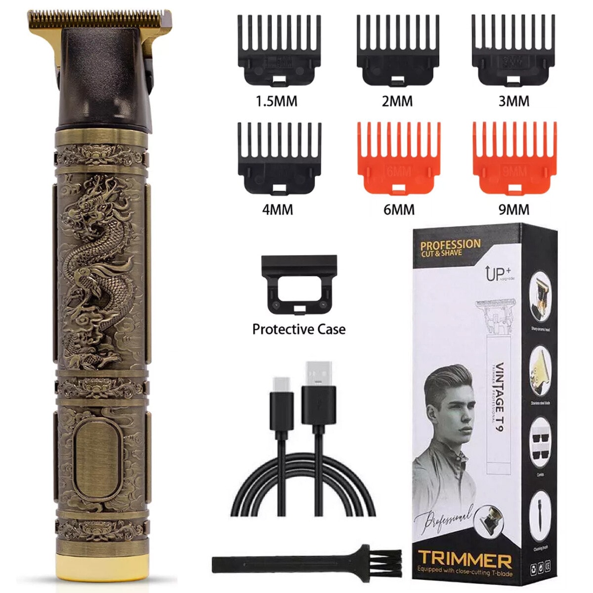 Professional Mens Hair Clippers Shaver Trimmers Machine Cordless Beard Electric