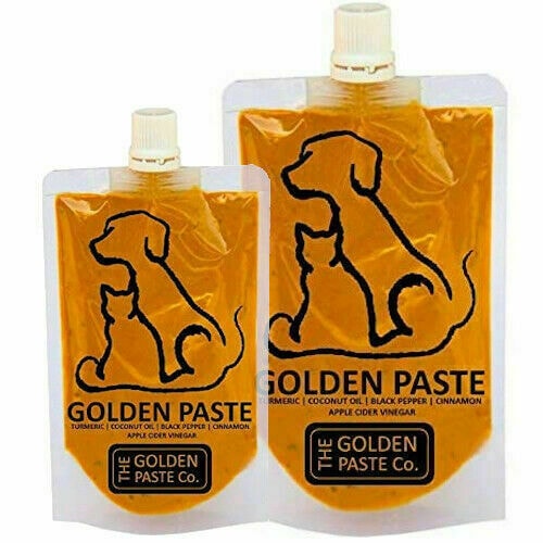 Golden Paste Turmeric Supplement for Dogs & Cats with Curcumin Aids Joint Health