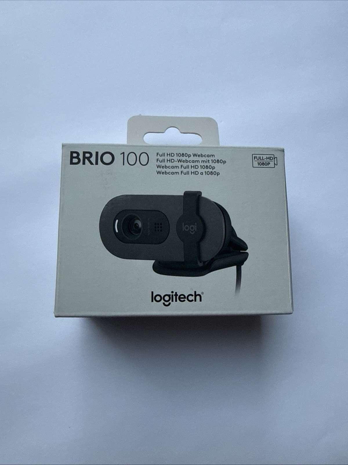 Logitech Brio 100 Webcam Full HD 1080P Black