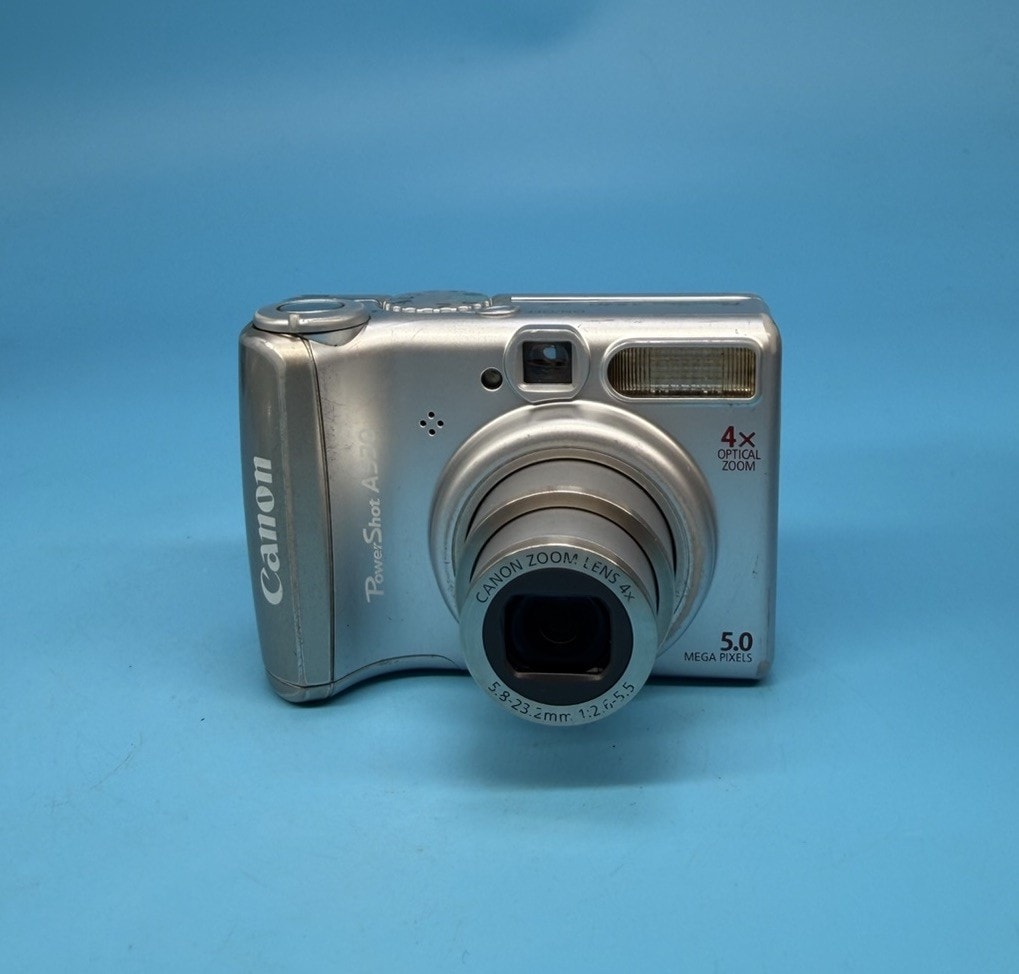 Canon PowerShot A530 5.0MP Digital Camera, Silver - Tested