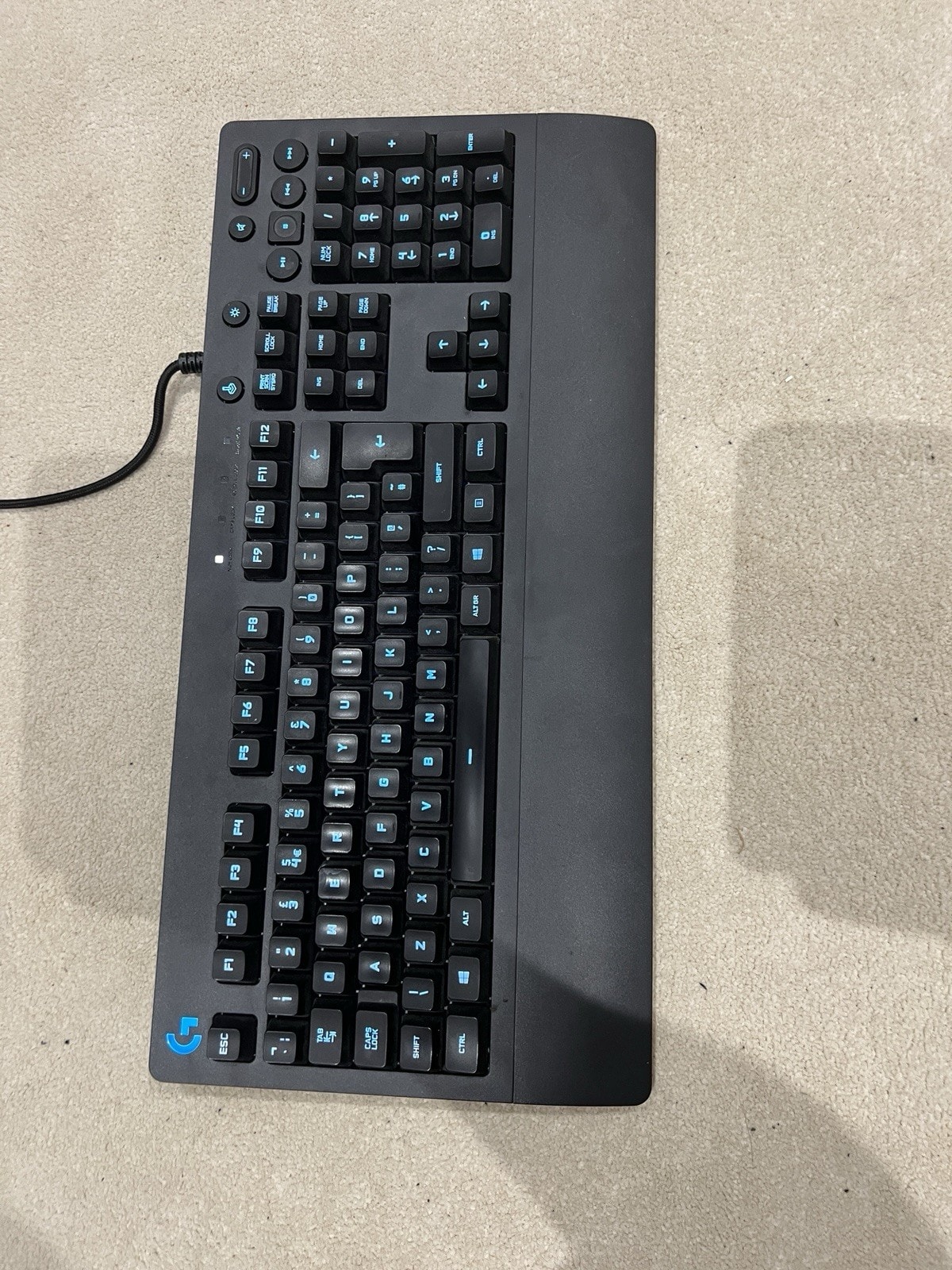 Logitech G213 Prodigy Gaming Keyboard RGB Backlit QWERTY