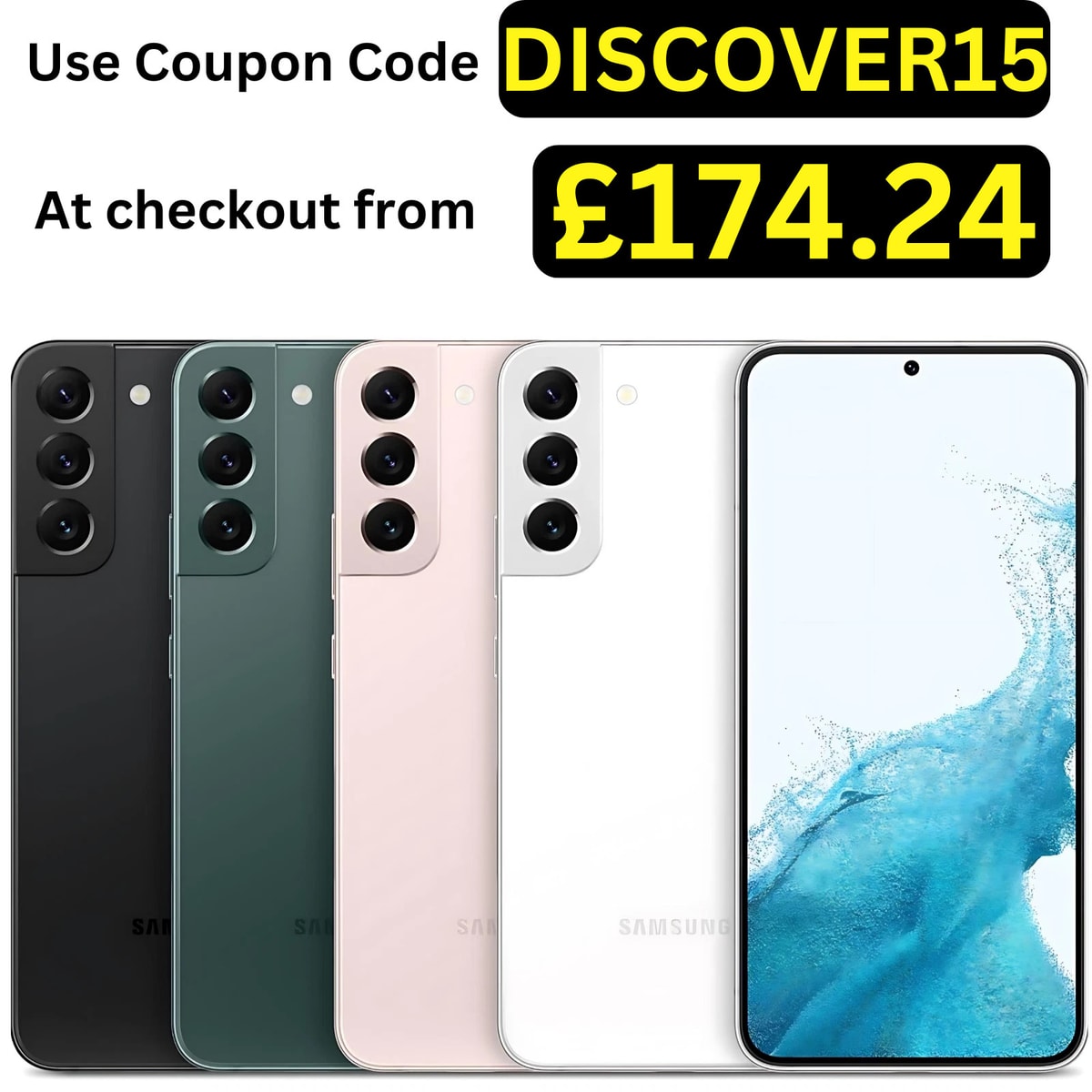 Samsung Galaxy S22 5G 128/256GB Unlocked Android Smartphone All Colors -Pristine