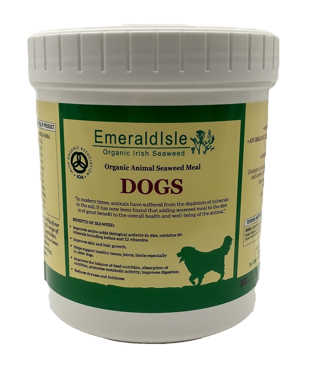 Dog Food Supplement Kelp Irish Seaweed for Dogs Certified Organic 500g