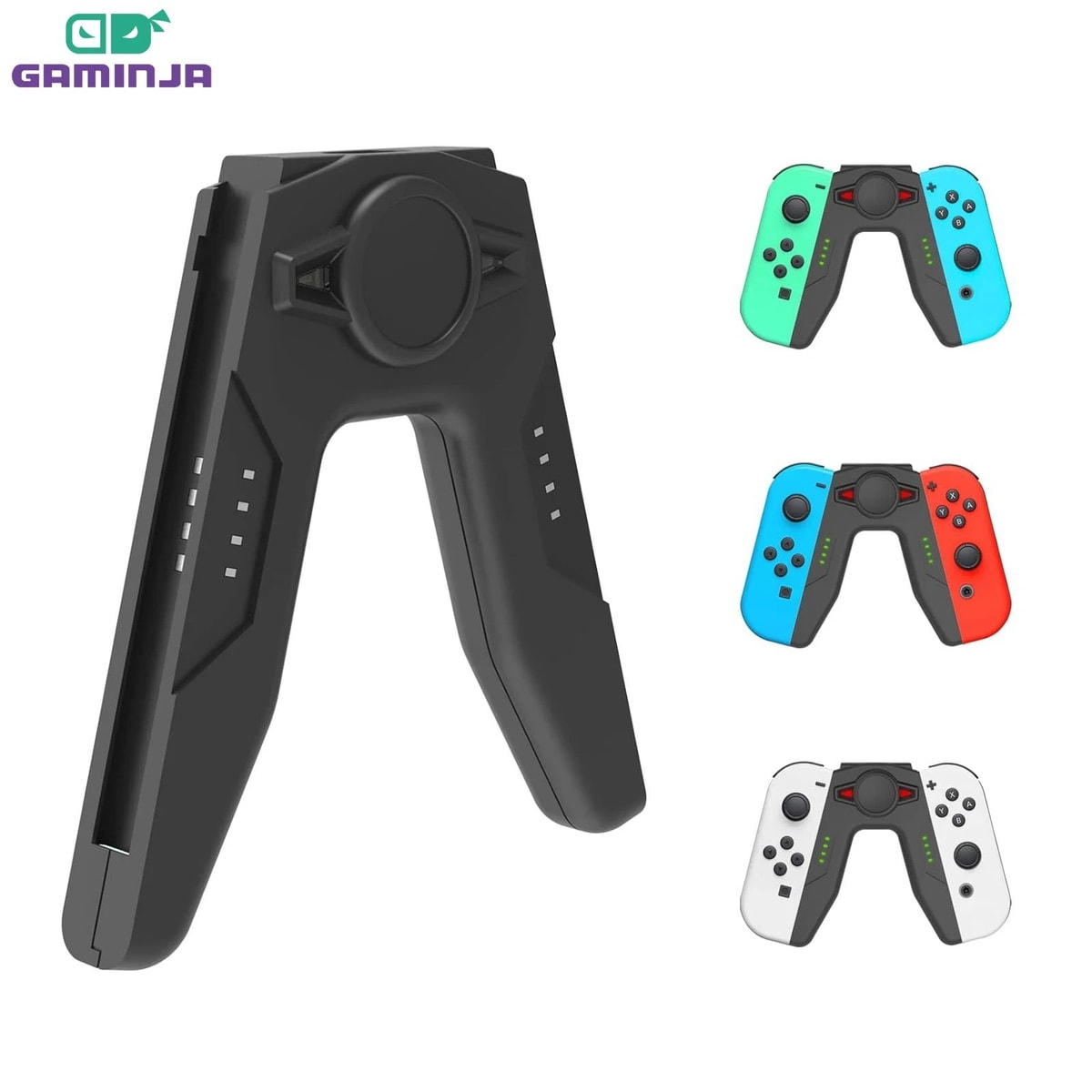 GAMINJA Nintendo Switch Joy-Con Charger Grip Dock LED Indicator